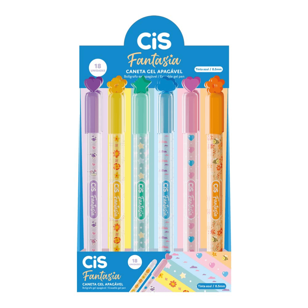 Caneta Apagável CIS Fantasia Sonhos - UND