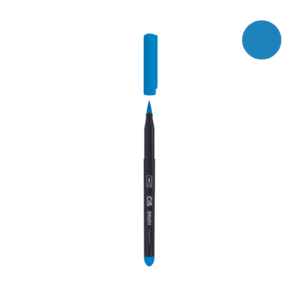 Marcador Brush Pen CIS Azul Royal - CX 6 UND