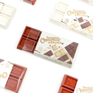 Borracha Barra de Chocolate - Cx 18 Und