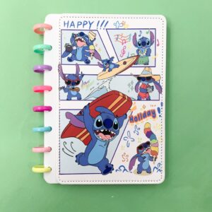 Caderno de Disco M 8 Discos - 15X21cm - STITCH - UND