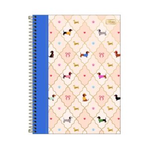 Caderno Espiral Capa Dura Universitário 1 M Brownie 20x27,5cm 80 Fls - TILIBRA - UND