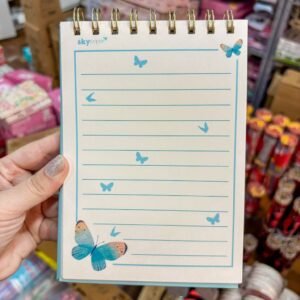 Caderno de Anotações Jardim das Borboletas 12,7x18cm 80 Fls - SKYPAPER - UND
