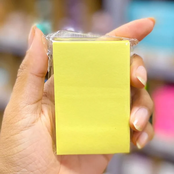 Bloco de Notas Adesivado Amarelo 7,3x5cm  - IMPORTADO - UND