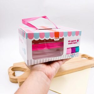 Kit Washi Tape com Suporte Tutti-Frutti 3 Fitas BRW