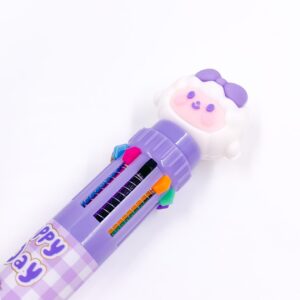 Caneta 10 Cores  Ovelha Fofa