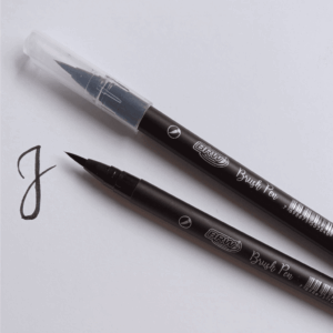 Marcador Brush Pen Preto BRW