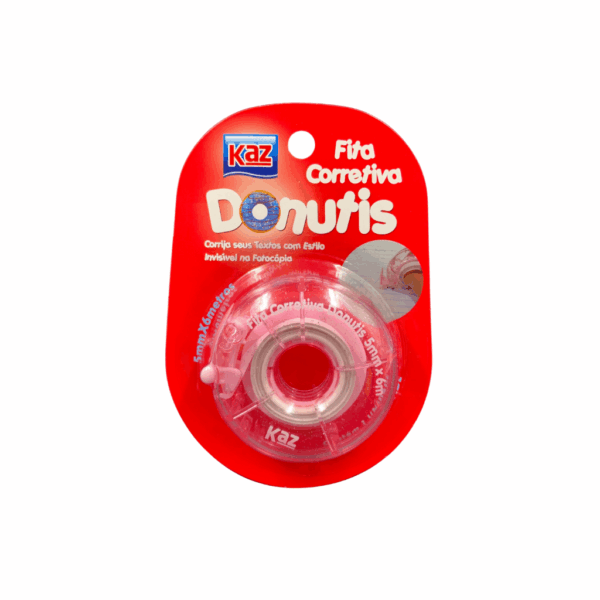 Fita Corretiva Donuts 5mmx6m KAZ - BLISTER