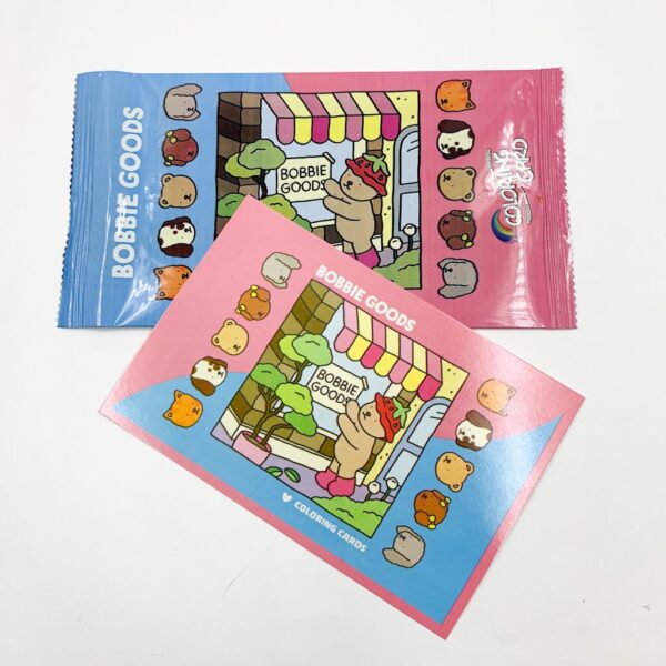 Card Surpresa para Colorir Bobbie Goods 4 Und - 1 PACOTE
