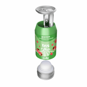Apontador c/ Depósito + Borracha Soda Refrigerante Holic - TRIS - UND