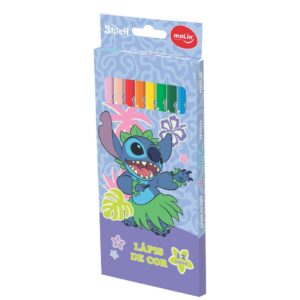 Lápis de Cor Stitch 12 Cores MOLIN - BLISTER