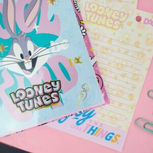 Mini ficheiro Vertical Looney Tunes com 2 opções de capa DAC