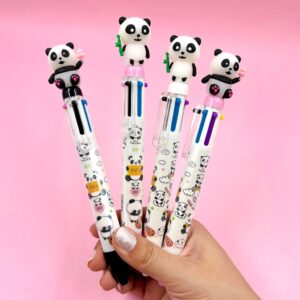 Caneta 6 Cores Ursinho Panda