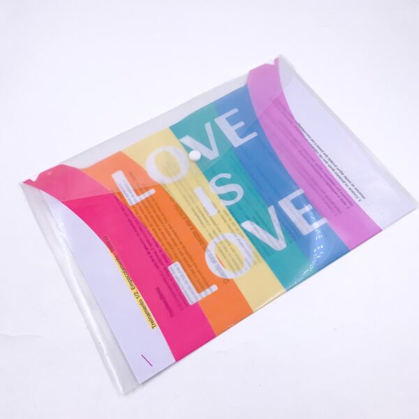 Pasta Envelope Transparente A4 Color