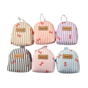 Bolsinha Porta Moeda Mochilinha LAÇOS7x5x7cm - UNISO - UND