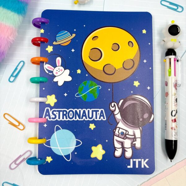 Caderno de Disco 21,5x14,6 cm Astronauta