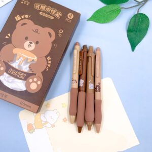 Caneta Esferográfica Apagável Premium Ursinho Honey - Cx 4 Und