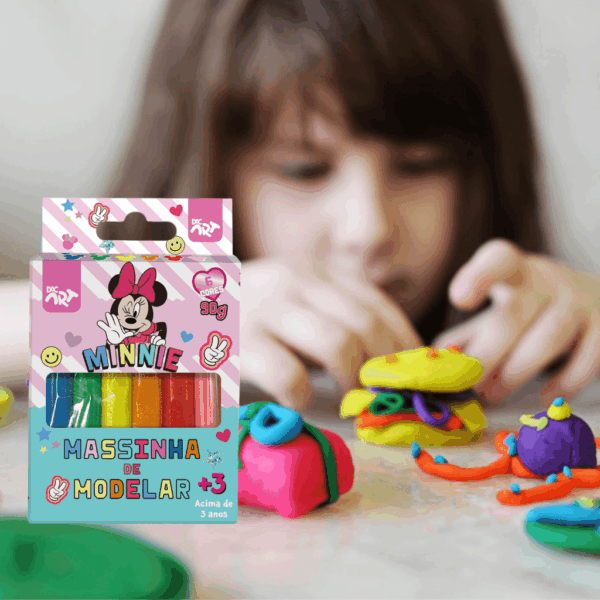 Massinha de Modelar Minnie 6 Cores - DAC