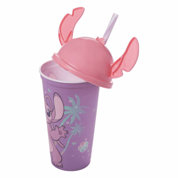 Copo c/ Tampa Lúdica ANGEL 500ml PLASÚTIL - UND