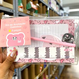 KIT de Anotações GATINHOS 5 Peças - FOFY - UND