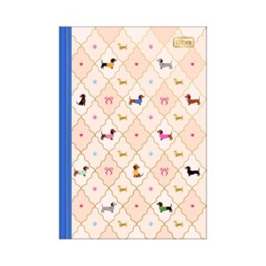 Caderno Brochura Capa Dura 1/4 Brownie Dog 14x20cm 80 Fls - TILIBRA - UND