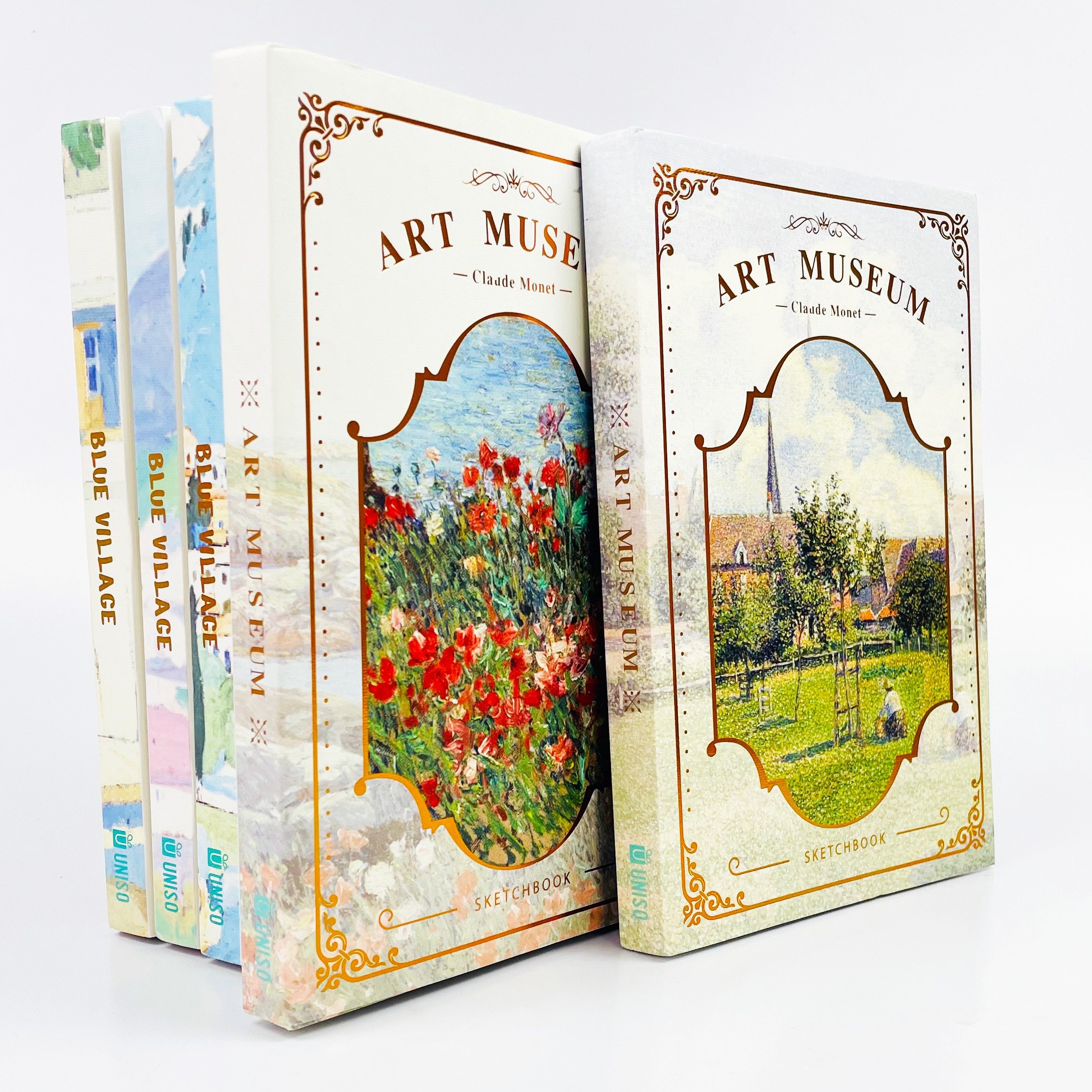 Caderno A5 Sketchbook SEM PAUTA Art Museum 14,4x 21cm - UNISO - UND