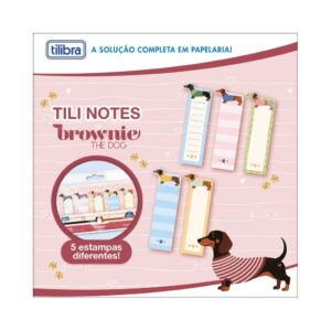 Tili Notes Brownie The Dog 65x25mm - TILIBRA - UND