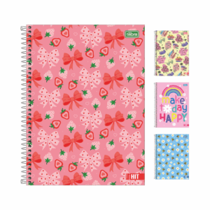 Caderno Universitário Espiral 10 M 160 fls HIT FEMININO - TILIBRA - UND