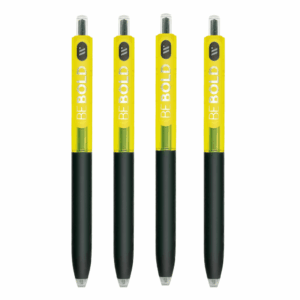 Caneta Esferográfica BE BOLD MAX Gel Retrátil Preto 0.5mm NEWPEN - UND
