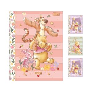 Caderno Colegial Costurado LUXO 80 fls URSINHO POOH - TILIBRA - UND