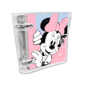 Mini Fichário Disney Minnie PVC Cristal DAC
