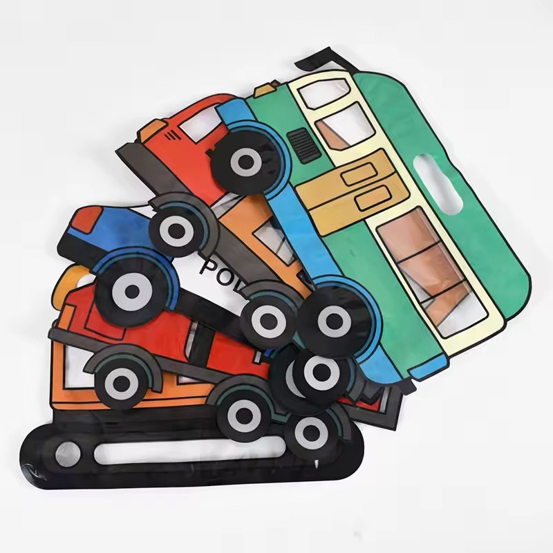 Embalagem Zip Lock Carrinhos Transporte 20x21cm - IMPORTADOS - 6 UND ( Cada Unidade sai por R$1,40)