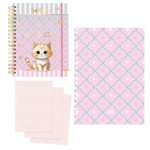 Caderno Smart Colegial So Cute Cat 80 fls - DAC