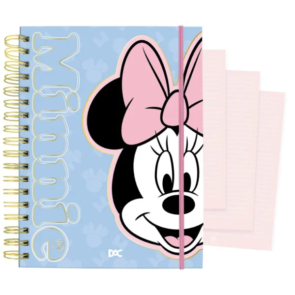 Caderno Smart Universitário 10 Divisórias Minnie Azul 80 fls - DAC