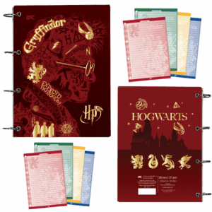 Fichário Universitário Argolado Harry Potter 80 fls - DAC