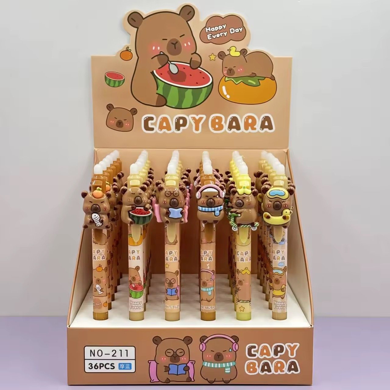 Caneta Apagável Capivara Resina - IMPORTADO - UND