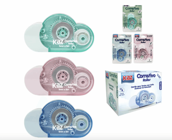 Fita Corretiva 5mmx5m Nuvem KAZ - BLISTER