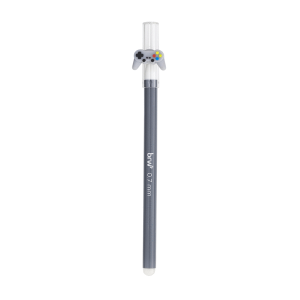 Caneta Gel Esferográfica Apagável 0.7mm Gamer BRW - Cx 12 Und
