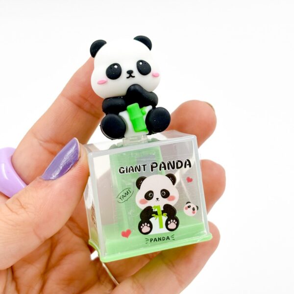 Apontador Quadrado Panda - UND