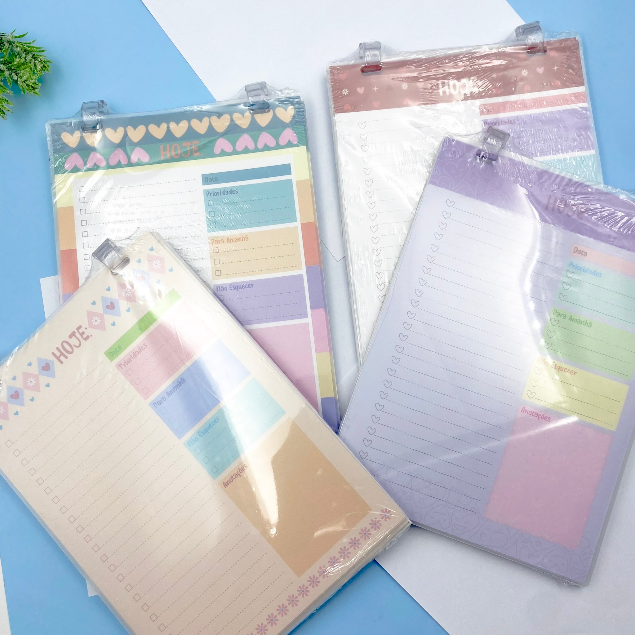 Bloco Prancheta Planner Diário COLOR VIBES 50 fls - IMPORTADO - UND