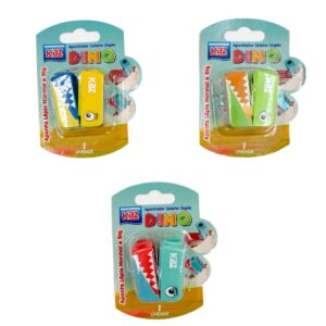 Apontador Coletor 2 Furos Dinossauro KAZ - BLISTER