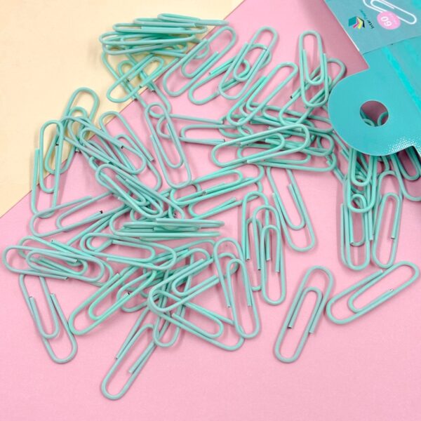 Kit Clips Metal Cores Pasteis 28mm - Pacote 60 Und