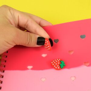Caderno Hello Moranguinho com stickers DAC