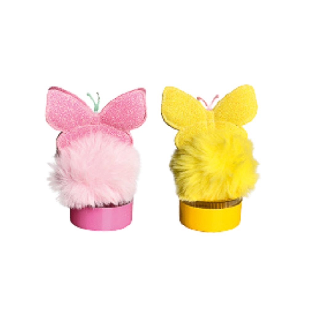 Apontador Butterfly Pelúcia - FOFY - DISPLAY 16 UND