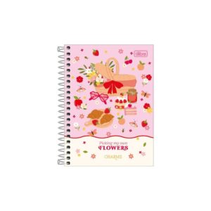 Caderneta Espiral Capa Dura 1/4 Charme 80 Fls 14x20cm - TILIBRA - UND