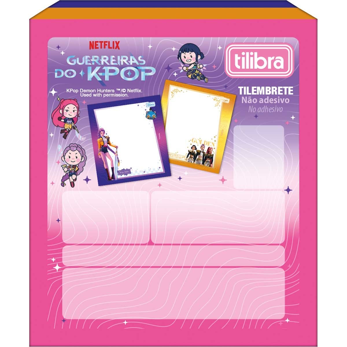 Bloco Tilembrete Guerreiras do KPop 80x91mm - TILIBRA - UND