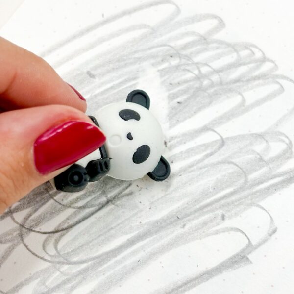 Borracha 3D Colorful Panda