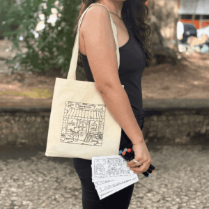 Ecobag para COLORIR Bobbie Goods - PIERRE - UND