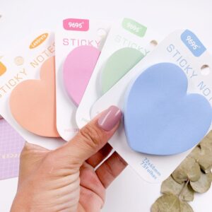 Bloco de Notas Adesivado Coração Lovely - IMPORTADO - UND