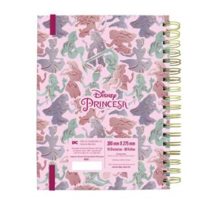 Caderno Smart Universitário 10 Matérias Princesas Disney DAC