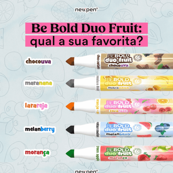 Marca Texto Be Bold Duo Fruit Newpen - Cx 5 Und